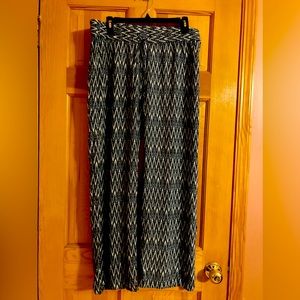 Heather & Orchard wide leg rayon pants